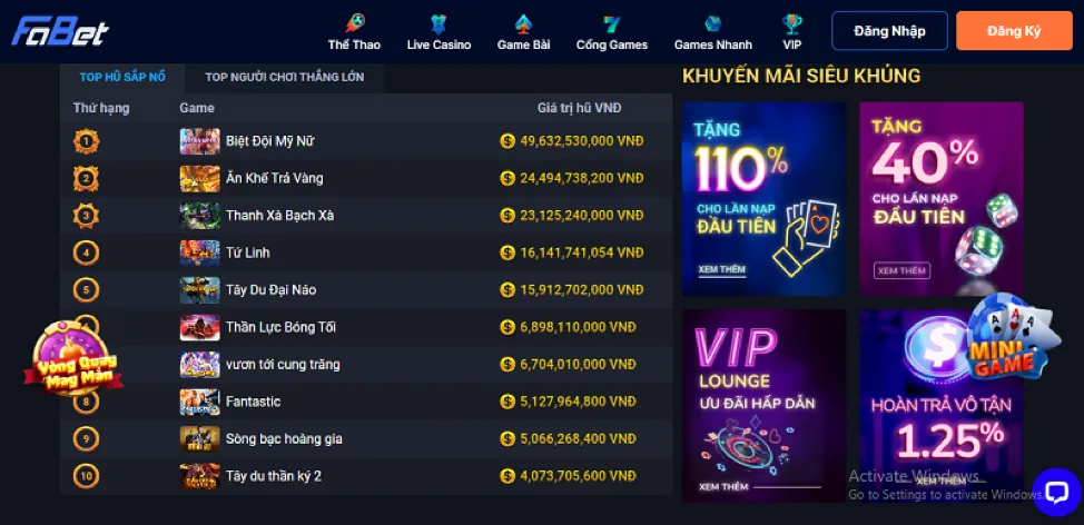Trải nghiệm casino chân thực tại nhatvip888 link mới